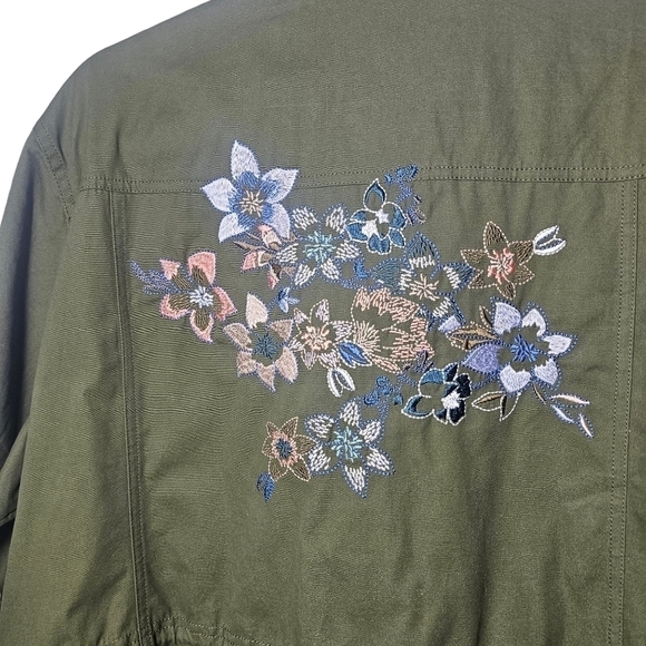 mark 100% Cotton Embordered Lightweight Jacket - Picture 5 of 6